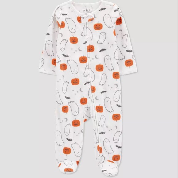 Baby Carter's Just One You Jack O Lanterns Sleep N' Play Sleeper Size 3 mo NWT - Picture 1 of 3